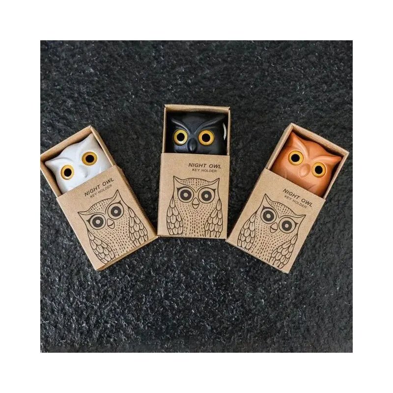 Magnetic Key Holder Night Owl With Automatic Open Close Feature