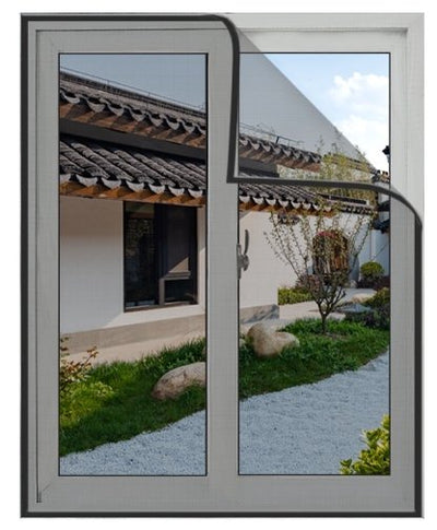 Magnetic Window Screen Adjustable Mesh Washable Anti Mosquito Net