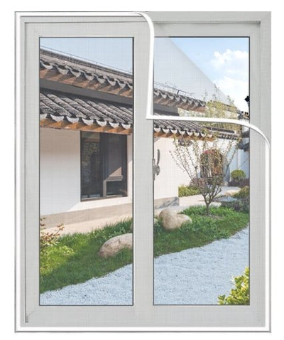 Magnetic Window Screen Adjustable Mesh Washable Anti Mosquito Net