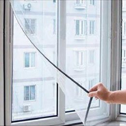 Magnetic Window Screen Adjustable Mesh Washable Anti Mosquito Net