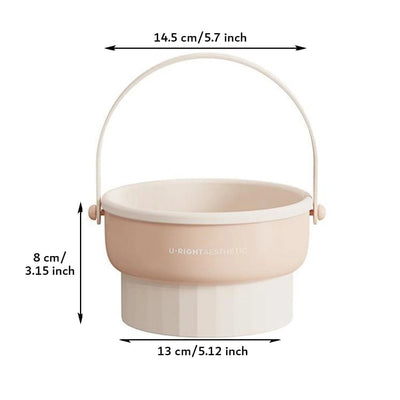 Makeup Brush Silicone Cleaning Mat With Holder And Drying Pad