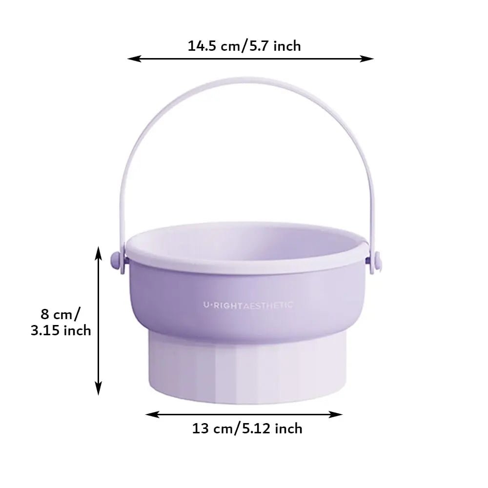 Makeup Brush Silicone Cleaning Mat With Holder And Drying Pad