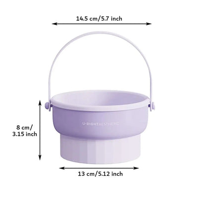 Makeup Brush Silicone Cleaning Mat With Holder And Drying Pad