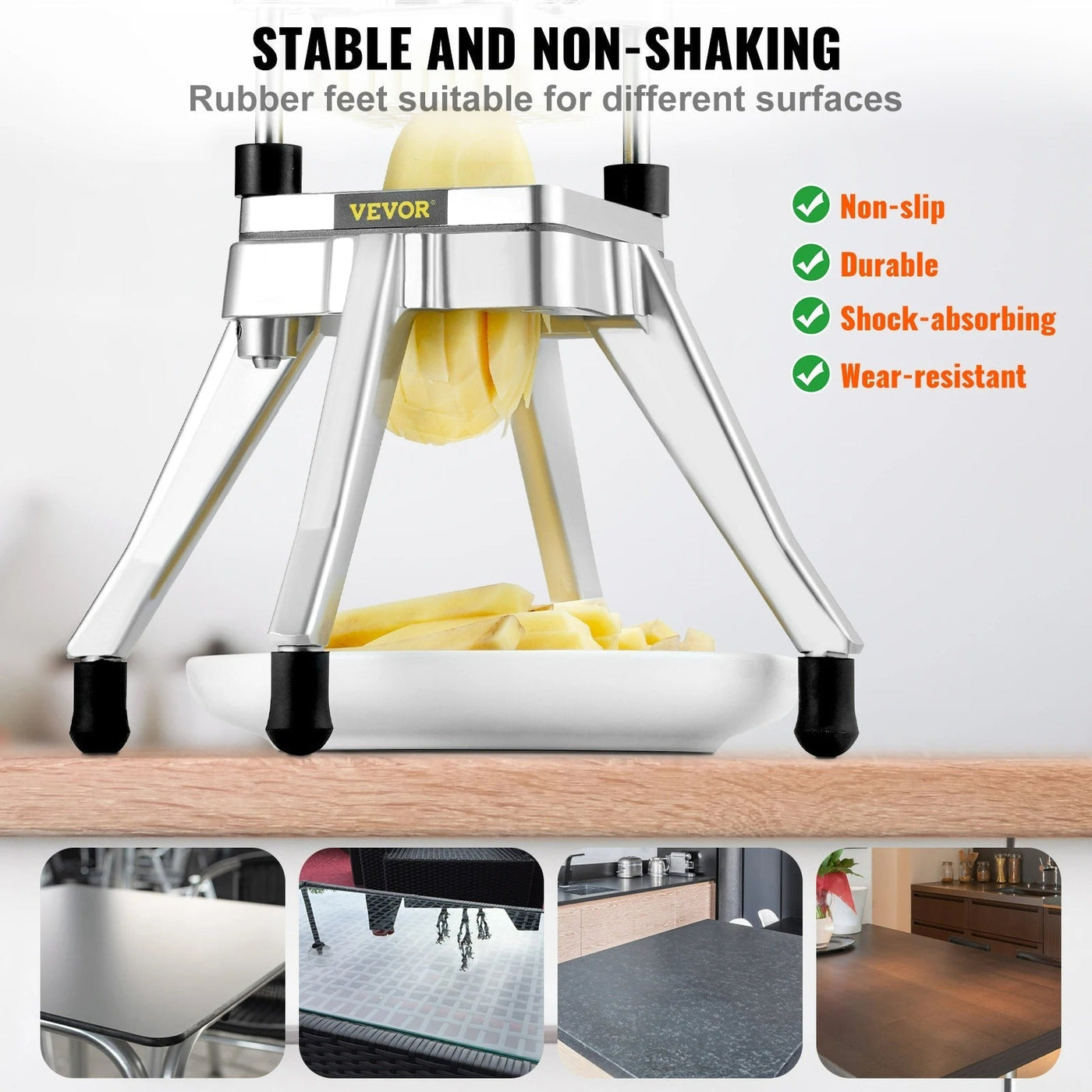 Manual Vegetable Dicer Stainless Steel Fruit And Vegetable Cutter For Kitchen