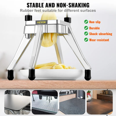 Manual Vegetable Dicer Stainless Steel Fruit And Vegetable Cutter For Kitchen