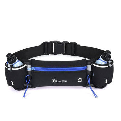 Marathon Trail Running Waist Pack With Dual Pockets For Phone And Bottle