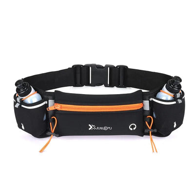 Marathon Trail Running Waist Pack With Dual Pockets For Phone And Bottle