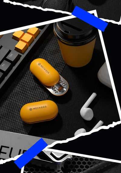 Mech Egg Metal Fidget Slider Toy For Stress Relief And Focus