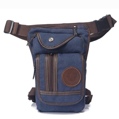 Outdoor Canvas Drop Leg Bag For Motorcycle Travel Hiking Climbing