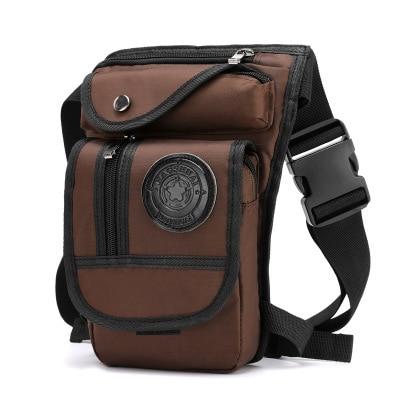 Outdoor Canvas Drop Leg Bag For Motorcycle Travel Hiking Climbing
