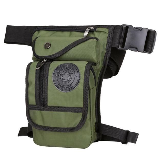 Outdoor Canvas Drop Leg Bag For Motorcycle Travel Hiking Climbing