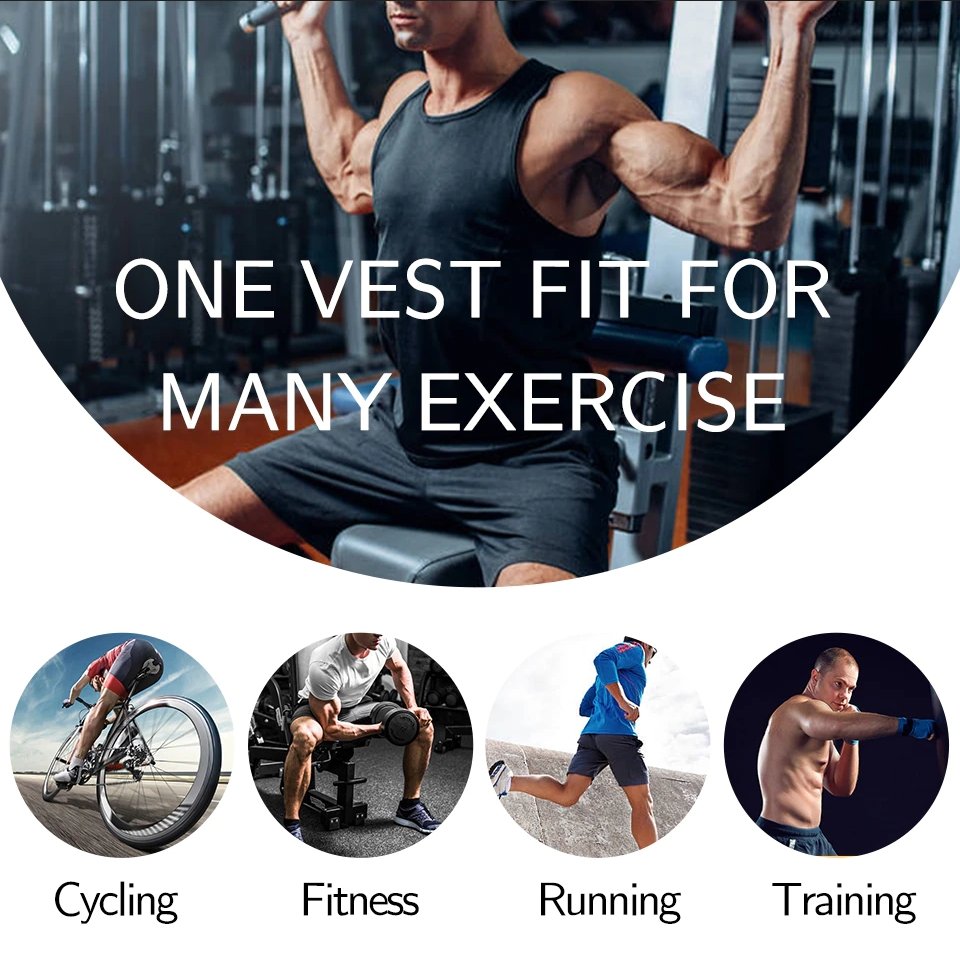 Men's Neoprene Sauna Vest Slimming Body Shaper For Workout