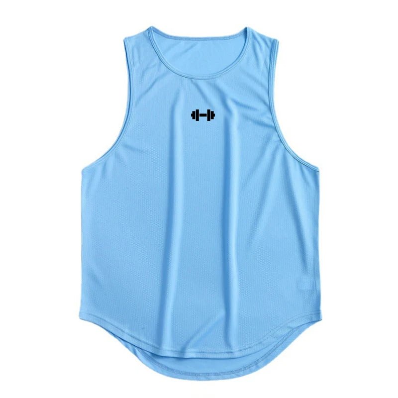 Men's Gym Tank Top Sleeveless Quick-Dry Workout Shirt For Fitness