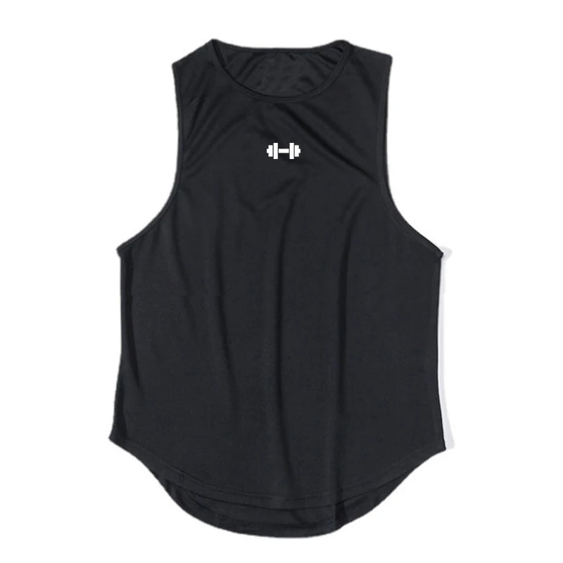 Men's Gym Tank Top Sleeveless Quick-Dry Workout Shirt For Fitness