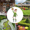 Metal Elf Garden Stake Whimsical Outdoor Yard Decoration For Holidays
