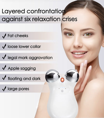 Microcurrent Face Lift Device For Skin Tightening And Wrinkle Removal
