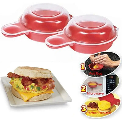 Microwave Egg Cooker Omelet Maker For Quick Kitchen Cooking