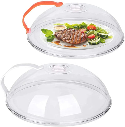 Microwave Food Cover Transparent Heat Resistant Plastic Lid