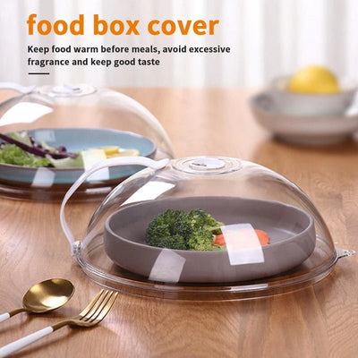Microwave Food Cover Transparent Heat Resistant Plastic Lid