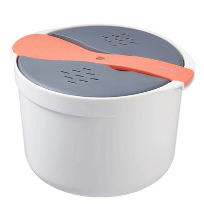 Microwave Rice Cooker Portable Multifunction Steamer Food Container