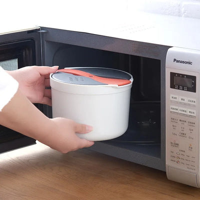 Microwave Rice Cooker Portable Multifunction Steamer Food Container
