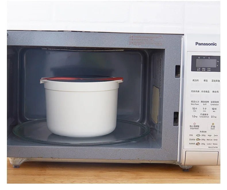 Microwave Rice Cooker Portable Multifunction Steamer Food Container