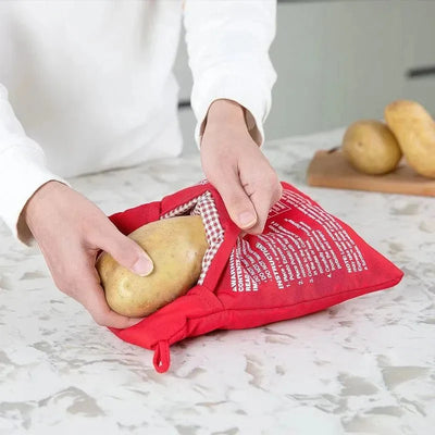 Microwave Potato Bag For Quick Easy Reusable Baked Potatoes