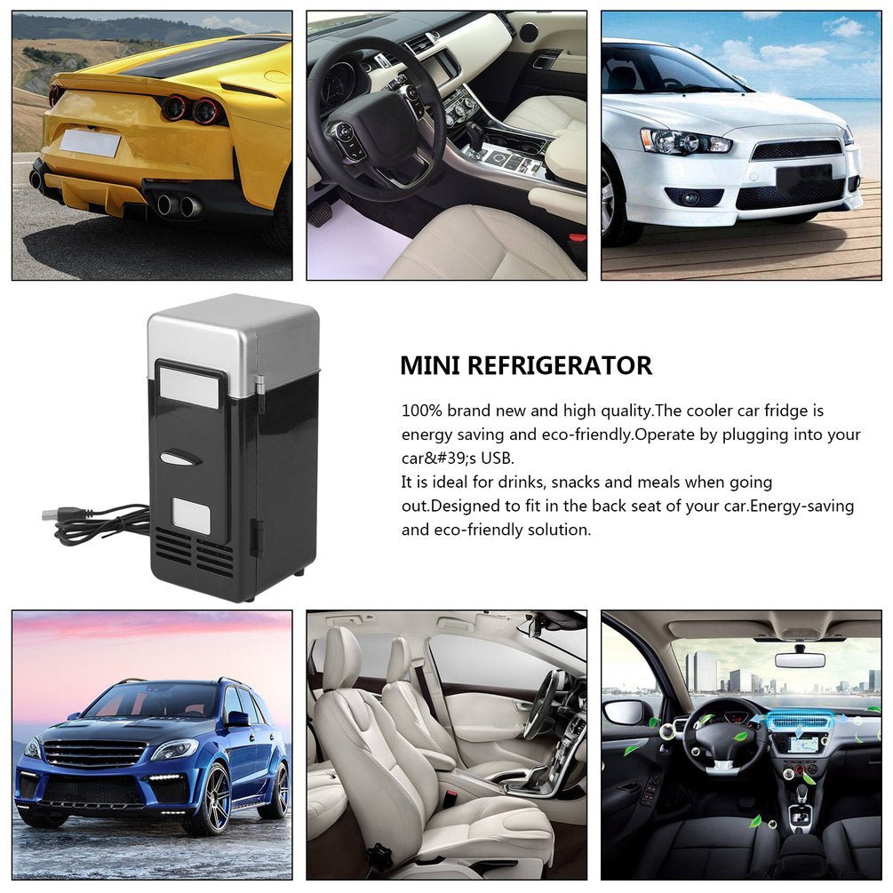 Mini Car Refrigerator Portable Cooler Electric Vehicle Fridge