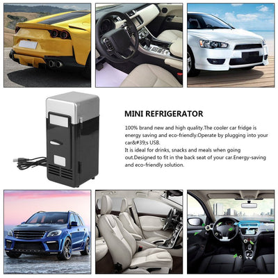 Mini Car Refrigerator Portable Cooler Electric Vehicle Fridge