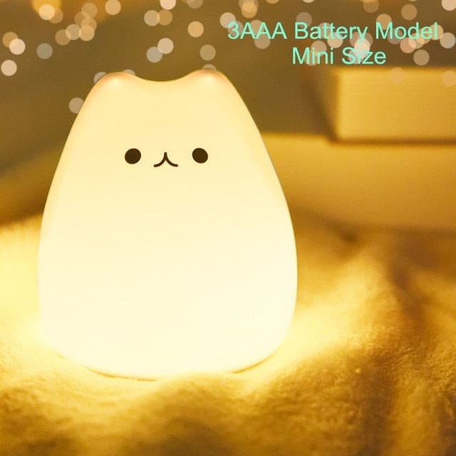 Mini Cat Design Baby Night Lamp For Nursery Decor