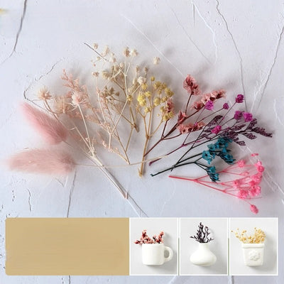 Mini Ceramic Vase Fridge Magnet Porcelain Planter For Kitchen Greenery