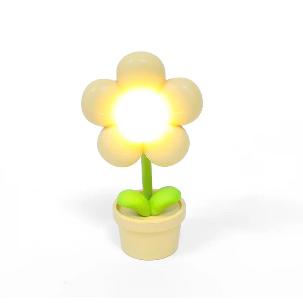 Mini Flower Night Light Soft Warm Glow For Cozy Bedroom Ambience