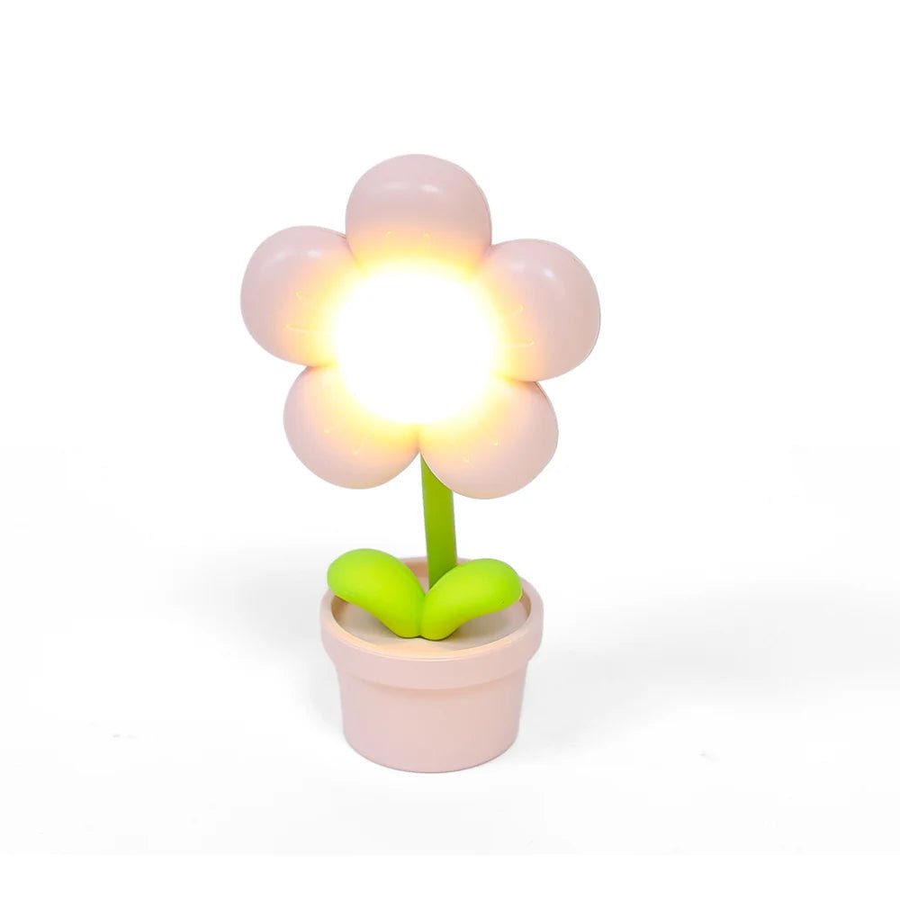 Mini Flower Night Light Soft Warm Glow For Cozy Bedroom Ambience