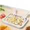 Mini Frozen Yogurt & Ice Cream Maker Pan With Spatulas For Rolled Treats