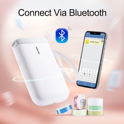 Mini Portable Label Maker Bluetooth For Office Home Kitchen Organization