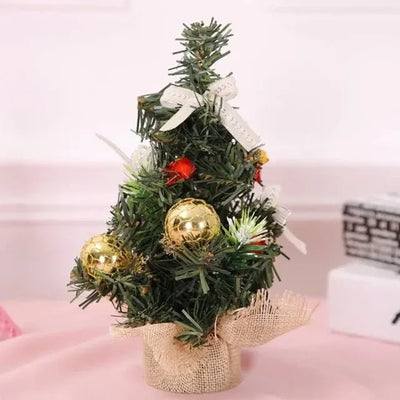 Mini Tabletop Christmas Tree Ornaments For Holiday And New Year Décor