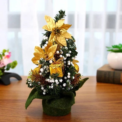 Mini Tabletop Christmas Tree Ornaments For Holiday And New Year Décor