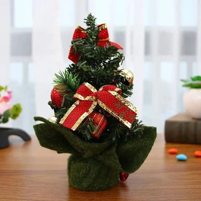 Mini Tabletop Christmas Tree Ornaments For Holiday And New Year Décor