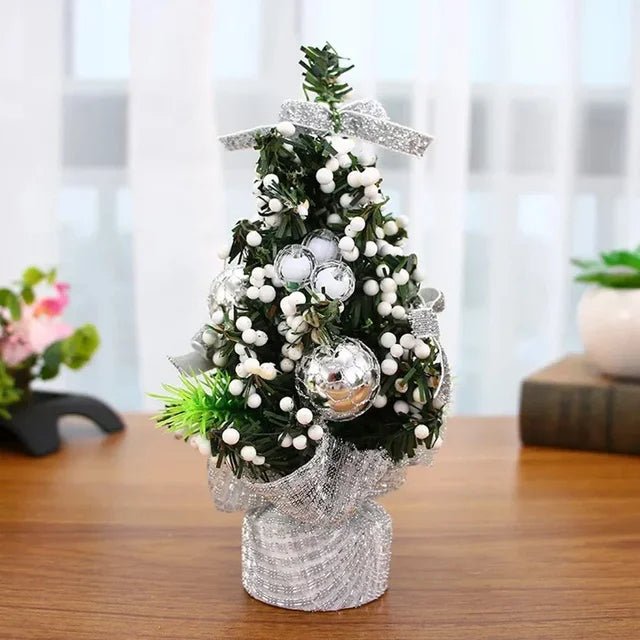 Mini Tabletop Christmas Tree Ornaments For Holiday And New Year Décor