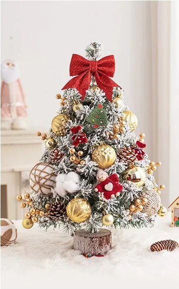 Mini Tabletop Christmas Tree With LED Lights 45CM Festive Decor