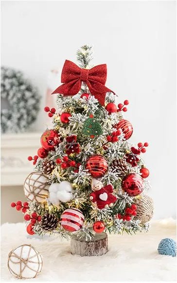 Mini Tabletop Christmas Tree With LED Lights 45CM Festive Decor