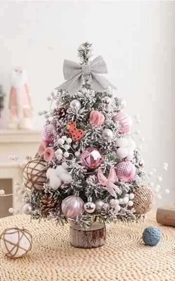 Mini Tabletop Christmas Tree With LED Lights 45CM Festive Decor