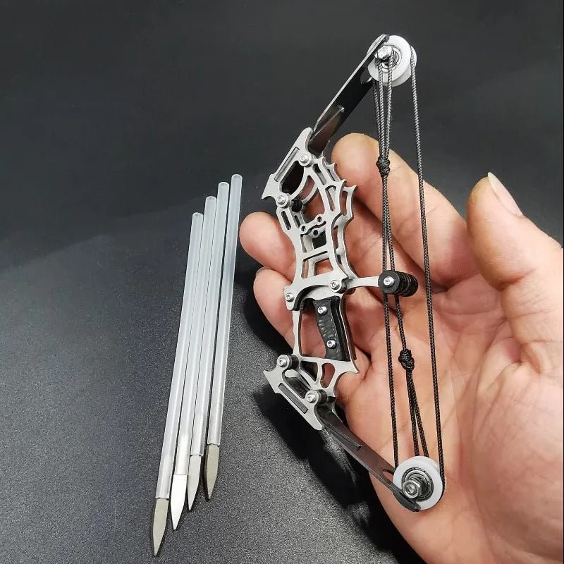 Mini Toothpick Archery Game Small Pulley Bow Arrow Shooting Toy