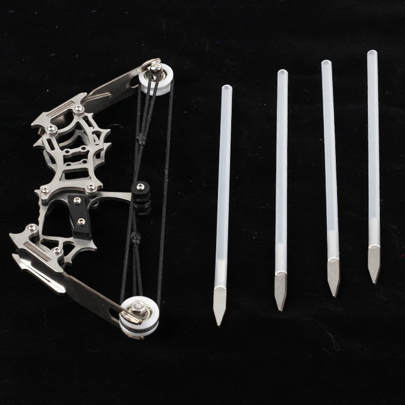 Mini Toothpick Archery Game Small Pulley Bow Arrow Shooting Toy