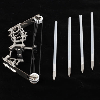 Mini Toothpick Archery Game Small Pulley Bow Arrow Shooting Toy