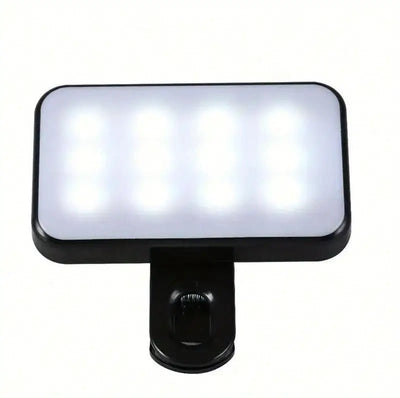 Clip-On LED Selfie Light Rechargeable High Power Phone Video Light