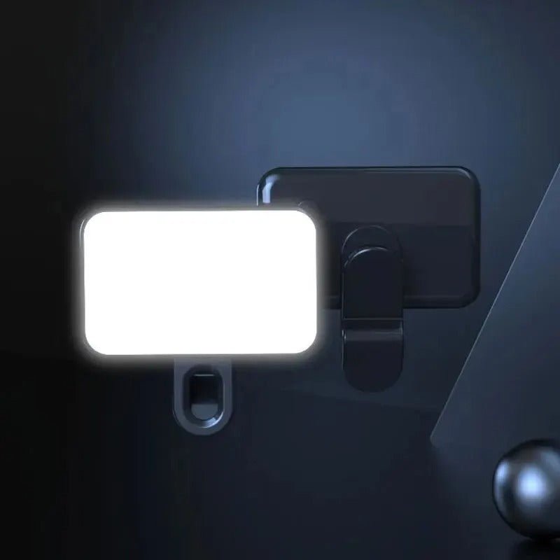 Clip-On LED Selfie Light Rechargeable High Power Phone Video Light