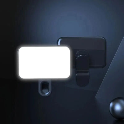 Clip-On LED Selfie Light Rechargeable High Power Phone Video Light