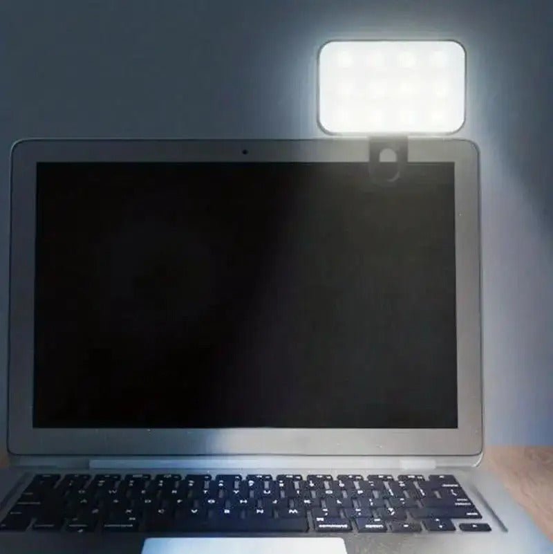 Clip-On LED Selfie Light Rechargeable High Power Phone Video Light