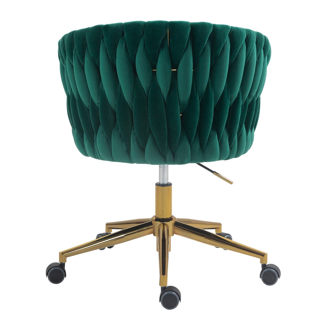 Modern Hand-Woven Dressing Chair With Adjustable 360 Degree Rotation